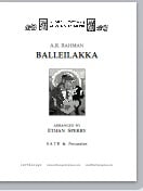 Balleilakka SATB choral sheet music cover Thumbnail